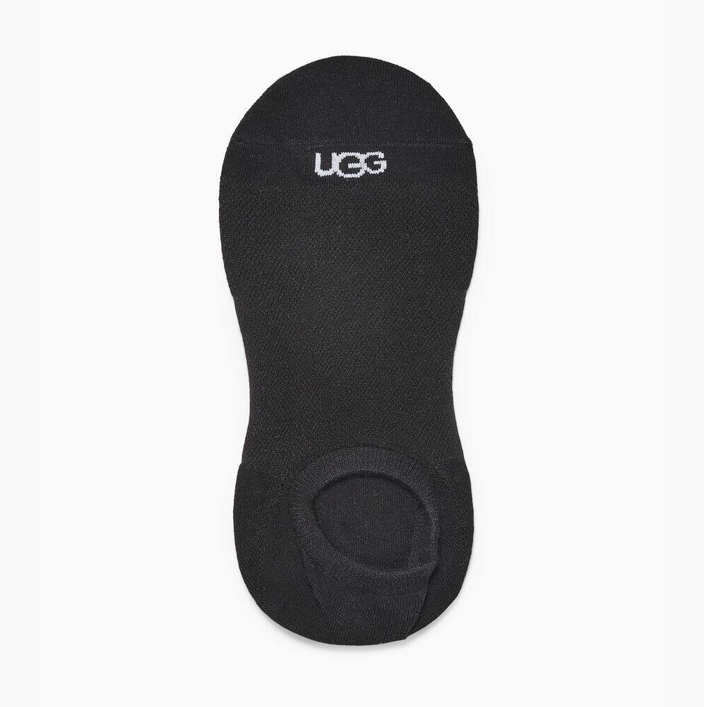 UGG Stela No Show 3 Pack - Sokker Dame - Svart Hvite Grå (NO-J220)